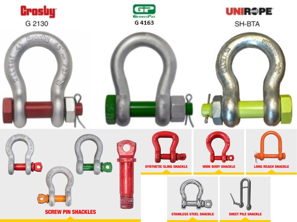 Galvanized Screw Pin Anchor Shackle
